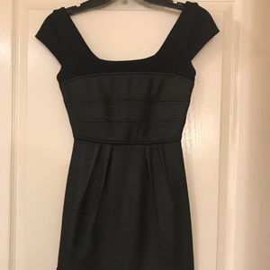 BCBGMaxazria Black Faux Leather Mini